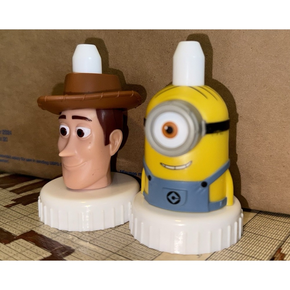 Good 2 Grow Toppers Disney Lot of 2 Toy Story woody And Minion